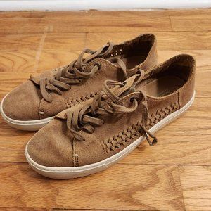Toms - Suede Women's Lenox Sneakers - Toffee - 7.5